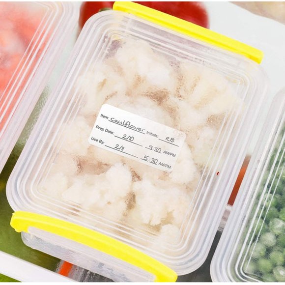 500 food meal prep dissolvable sticker labels - Picture 2 of 6
